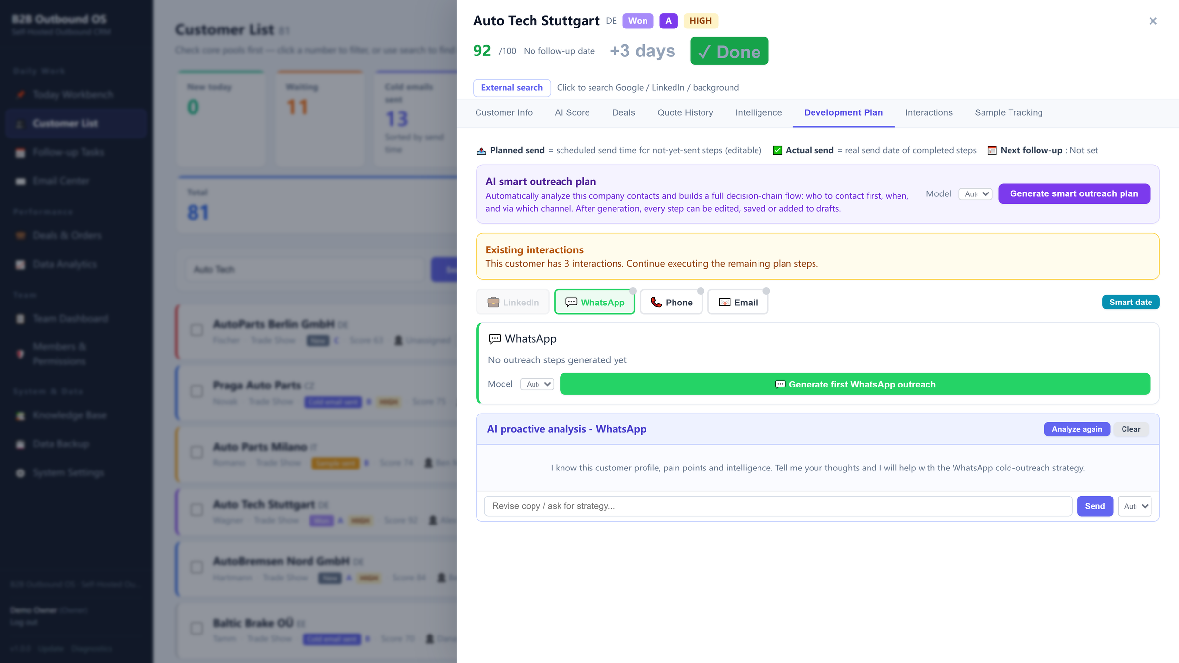 Account development plan